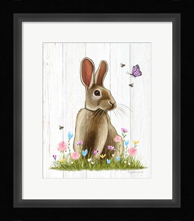 Framed Easter Rabbit Print