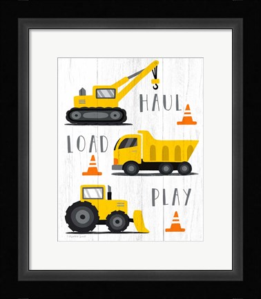Framed Haul, Load, Play Print