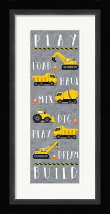 Framed Construction Set Print
