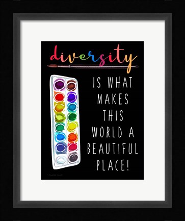 Framed Diversity Print