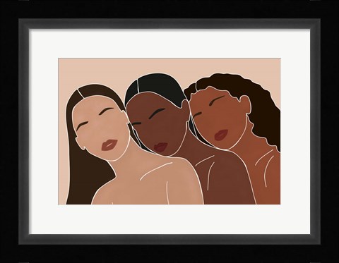 Framed Three Women Print