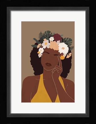 Framed Flower Crown Print