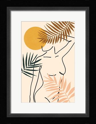 Framed Botanical Babe Print
