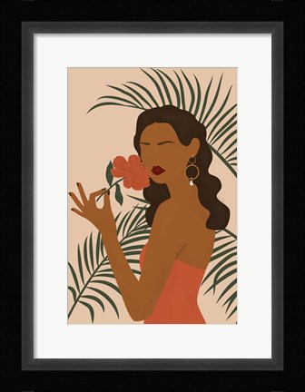 Framed Botanical Babe III Print