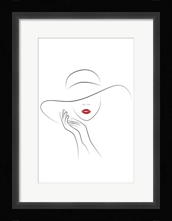 Framed Hat Couture Print