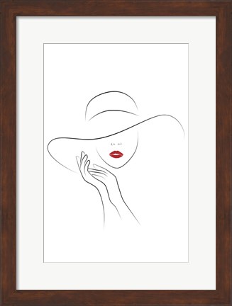 Framed Hat Couture Print