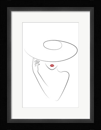 Framed Hat Couture II Print