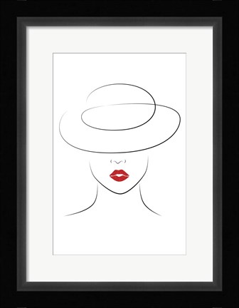 Framed Hat Couture IV Print