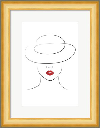 Framed Hat Couture IV Print