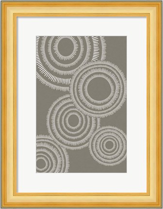 Framed Abstract Circles Print