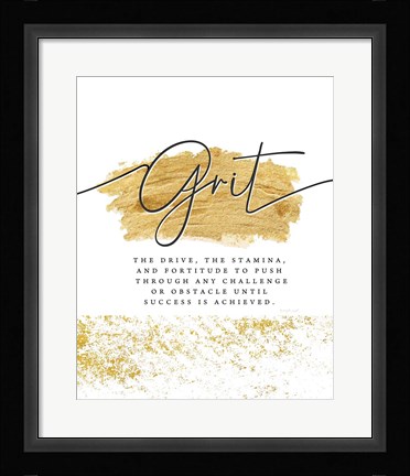 Framed Grit Print