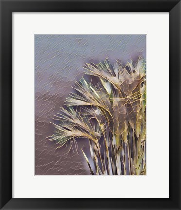 Framed Gemstone Grass Print