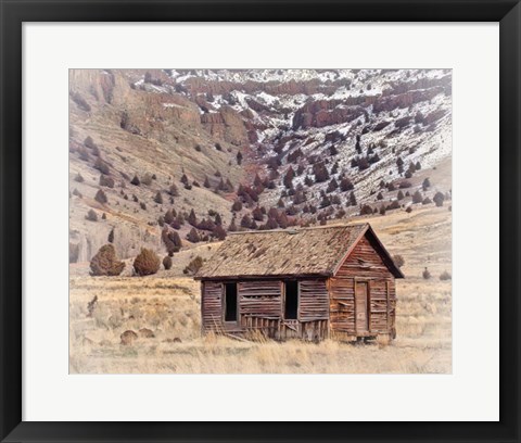 Framed Old Line Shack Print