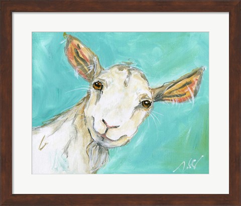 Framed Goat Print