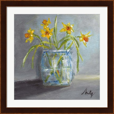 Framed Daffodils II Print