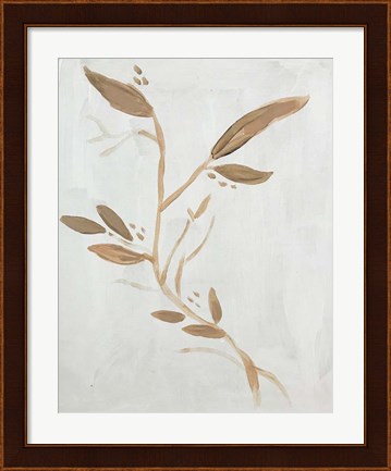 Framed Twig on White Print