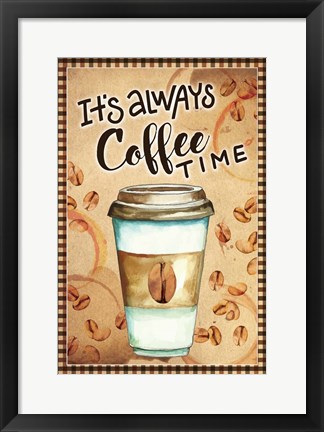 Framed Coffee Time Print