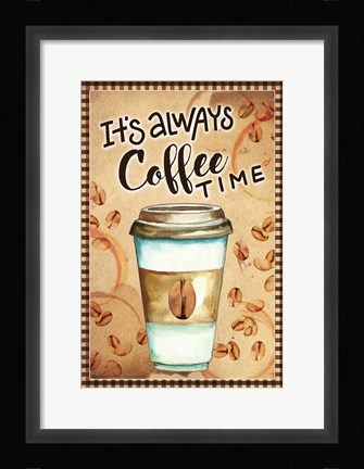Framed Coffee Time Print