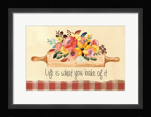 Framed What You Bake Print