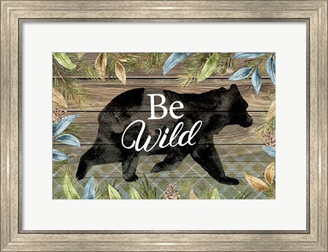 Framed Wild Bear Print