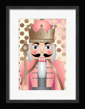 Framed Blush Nutcracker Print