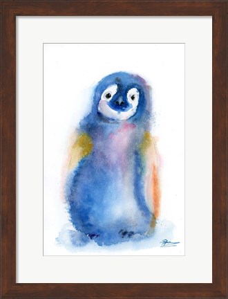 Framed Colorful Penguin Print