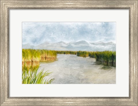 Framed Marshy Wetlands No. 3 Print