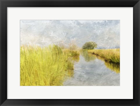 Framed Marshy Wetlands No. 5 Print