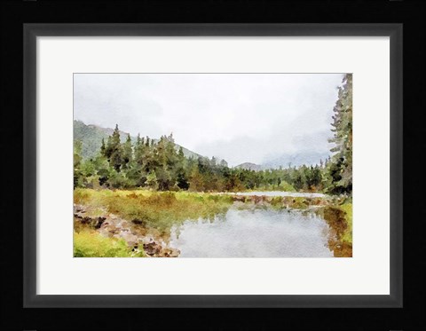 Framed Mountain Tranquility No. 2 Print