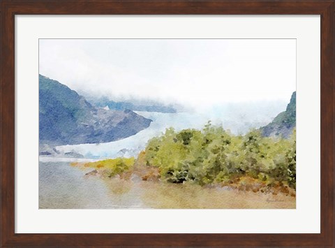 Framed Glacier Harbor No. 1 Print