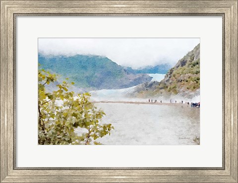 Framed Glacier Harbor No. 2 Print