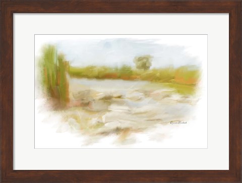 Framed Marshy Wetlands IV Print