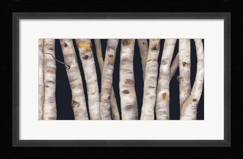 Framed Birch Grove II Print