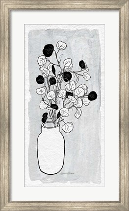 Framed Ginkgo Branches Print