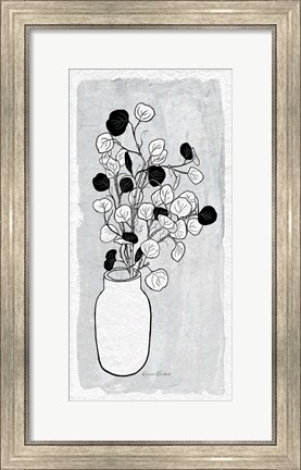 Framed Ginkgo Branches Print