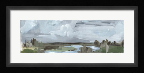 Framed Long Abstract Print