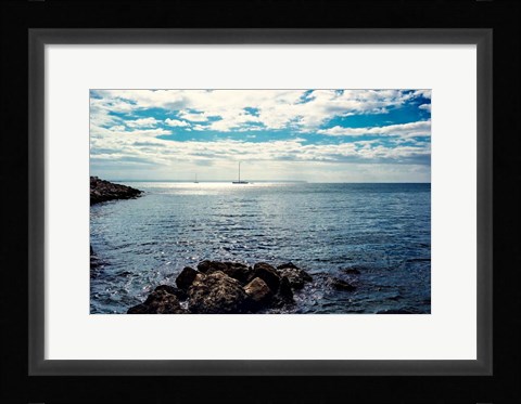 Framed Spanish Coast II Print