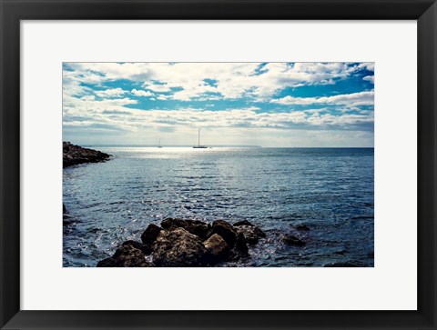 Framed Spanish Coast II Print