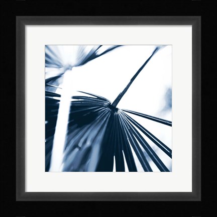 Framed Among Blue Palms II Print
