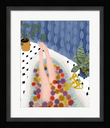 Framed Bubble Bath Dream Print