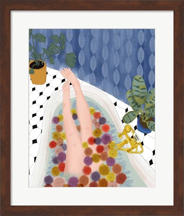 Framed Bubble Bath Dream Print
