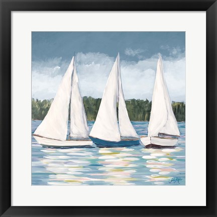 Framed Soft Sail I Print