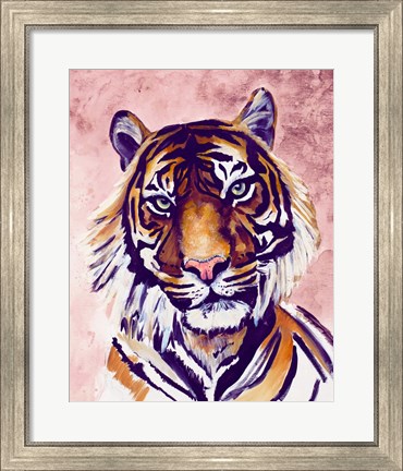 Framed Tiger Face Print