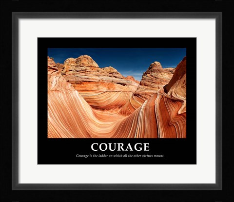 Framed Courage Print