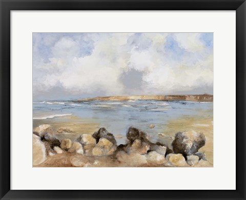 Framed Along The Coast Of Sardinia Print
