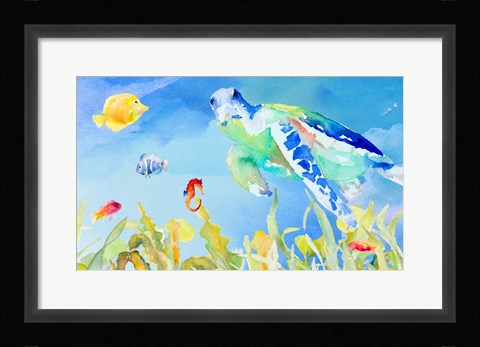 Framed Daily Swims Print