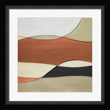 Framed Coalescence Neutral Square IV Print