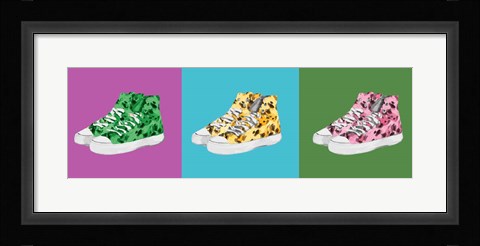 Framed Fun Fashion High Tops Print