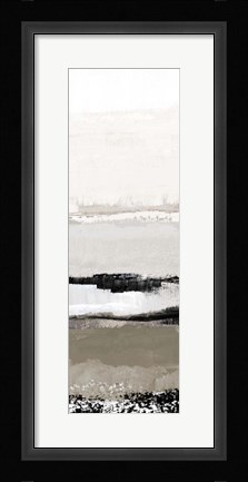 Framed Polite Neutral Journey Panel II Print