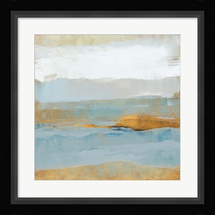 Framed Contemplative Gold Space Print
